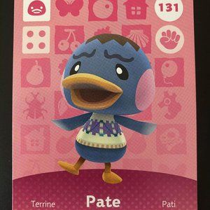 Authentic Pate #131 | Animal Crossing Amiibo